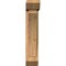 Ekena Millwork Thorton Slat Smooth Bracket w/ Offset Brace, Western Red Cedar, 5 1/2"W x 16"D x 28"H BKT0604X16X28THR06SWR - alternate 2